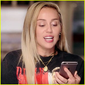 Miley Cyrus Wishes Little Sis Noah Would Text Her Back!