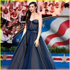 Sofia Carson Performs National Anthem at Capitol Fourth Concert - Watch!