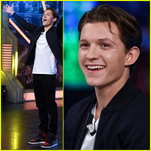 Tom Holland Busts a Move (or 10) While Promoting 'Spider-Man' on Spanish TV Show