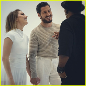 Jenna Johnson & Val Chmerkovskiy Hold Hands in BTS Pics For Gorgeous New PhotoShoot