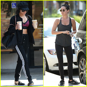 Vanessa Hudgens & Ashley Tisdale Get In a Workout to Start Their Week!