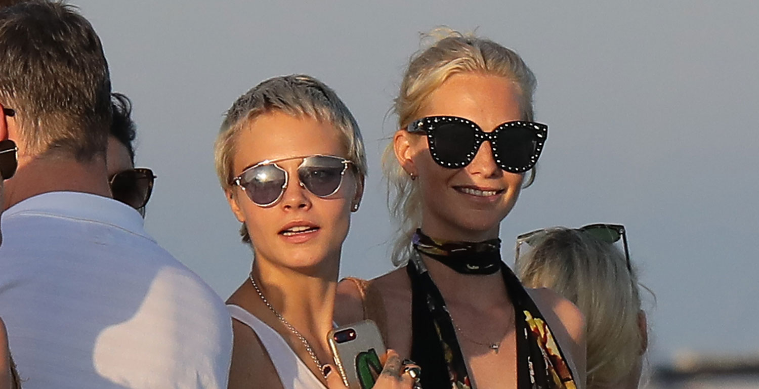 Cara And Poppy Delevingne Are Sisters On Vacation In Saint Tropez Cara