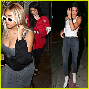 Kylie & Kendall Jenner Enjoy Sister Bonding Time at Dinner