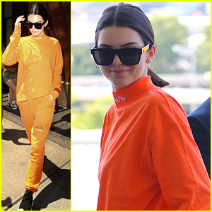 Kendall Jenner Proves That Orange IS the New Black!