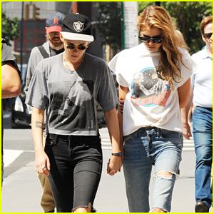 Kristen Stewart & Stella Maxwell Couple Up for Stroll Around Town
