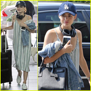 Lucy Hale Jets Out of Vancouver to Attend Teen Choice Awards!
