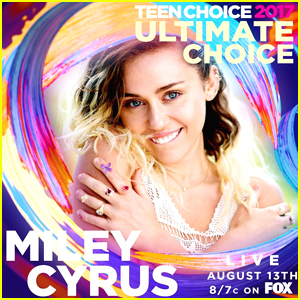 Miley Cyrus Will Be Honored With Ultimate Choice Award at Teen Choice This Weekend!