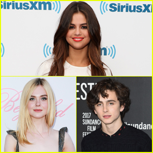 Selena Gomez Gives a Shoutout to Her Future Co-Stars Elle Fanning & Timothe Chalamet!