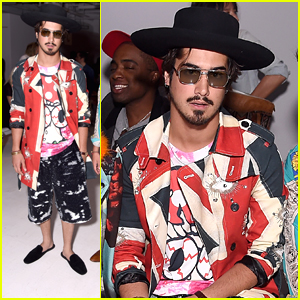 Avan Jogia Wears Mermaid Sequined Shorts to Libertine Fashion Show During NFYW