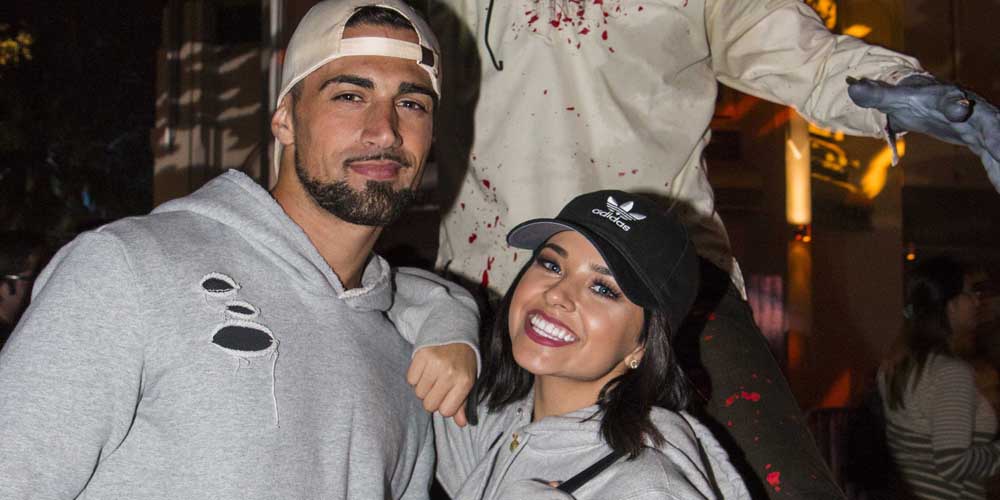 Becky G’s Eyes Are Still Blue on Her Halloween Horror Date Night with Boyfriend Sebastian Lletget
