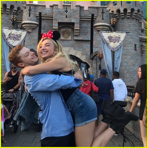 Peyton List & Cameron Monaghan Hold Hands While Out at Disneyland - Pics!