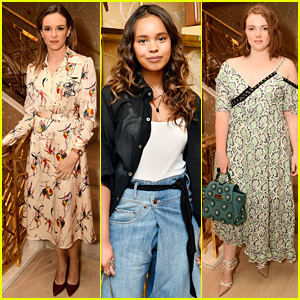 Danielle Panabaker, Alisha Boe, & Shannon Purser Team Up for Glamour x Tory Burch Event