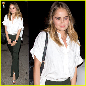 Debby Ryan Grabs Dinner at Craig's With Friends