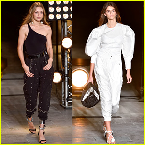 Gigi Hadid & Kaia Gerber Slay the Catwalk During Paris Fashion Week