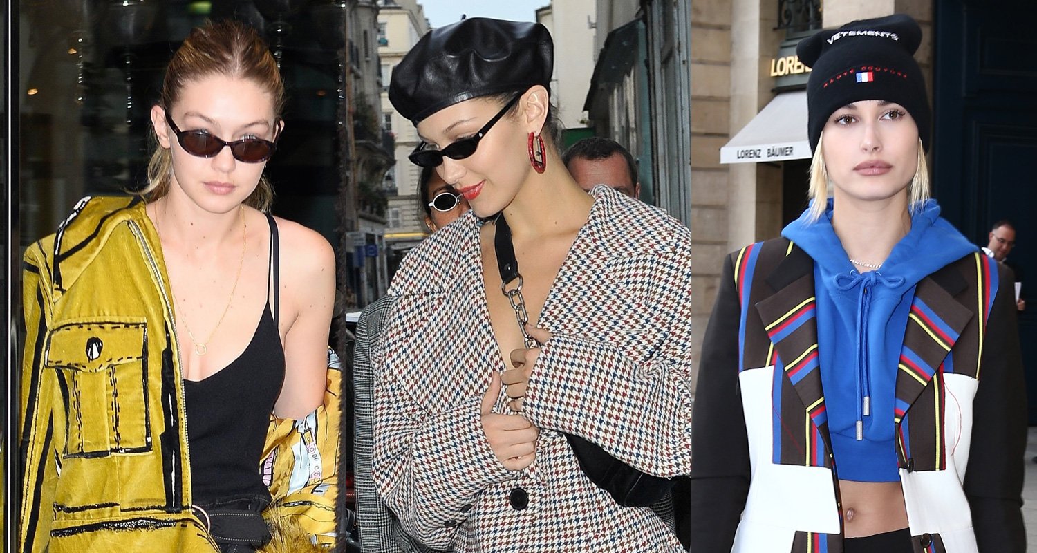 Gigi Hadid, Bella Hadid, & Hailey Baldwin Rock Fun Prints & Colors for ...