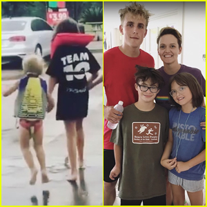 Jake Paul Meets the Fan Who Escaped Hurricane Harvey in a Team 10 Shirt