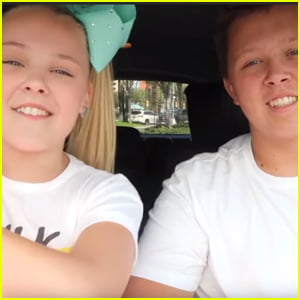 JoJo Siwa Films Her Own Carpool Karaoke With Brother Jayden - Watch!