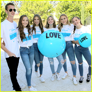 Maddie & Mackenzie Ziegler Support Positively Social Launch in Los Angeles