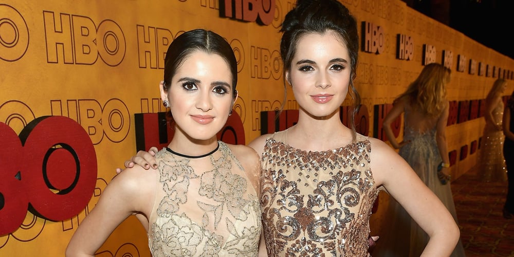 Laura & Vanessa Marano Glam Up in Gold For HBO’s Emmys 2017 Party