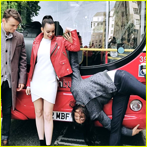 Sofia Carson, Booboo Stewart & Thomas Doherty Take Over London For 'Descendants 2' Promo
