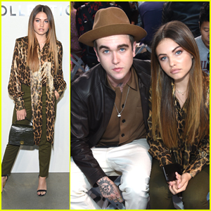 Thylane Blondeau Sits Front Row at Michael Kors Collection NYFW Show