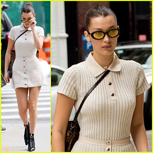 Bella Hadid Shows Us How to Rock a Sweater Dress!