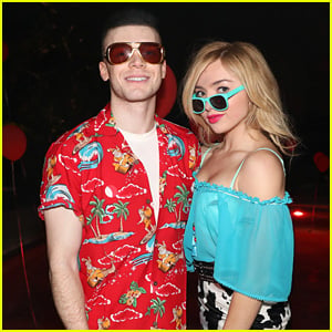 Peyton List Wears a Classic Movie Costume for Halloween with Cameron Monaghan!
