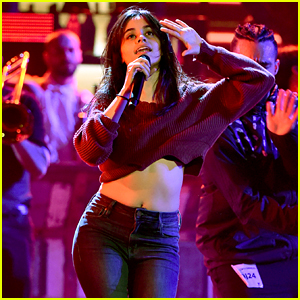Camila Cabello Puts Time Into Latin American Music Awards Rehearsals