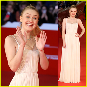 Dakota Fanning Looks Beautiful at 'Please Stand By' Premiere in Rome!
