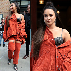 Demi Lovato Rocks Her Red-Hot Street Style While Out in NYC