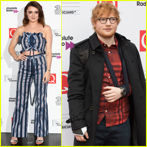 Ed Sheeran Steps Out at Q Awards After Biking Injury