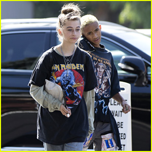 Jaden Smith & Odessa Adlon Couple Up for Low-Key Lunch