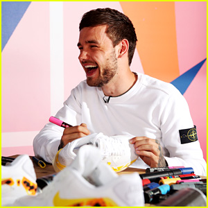 Liam Payne Gets Artsy With a Custom Shoe Design for a Fan!
