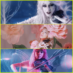 Lindsey Stirling Transforms Into Three Magical Fairies in 'Dance of the Sugar Plum Fairy' Video