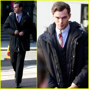 Nicholas Hoult Continues Filming 'Tolkien' in Liverpool