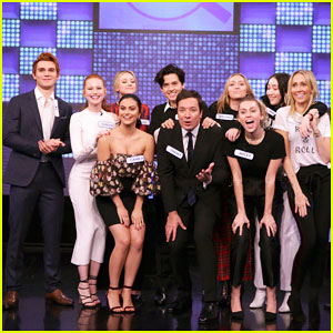 'Riverdale' Cast Team Up Against Miley Cyrus Family in 'Tonight Show' Game Show - Watch Here!