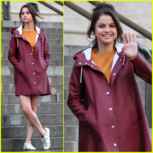 Selena Gomez Greets Fans While Filming in NYC!
