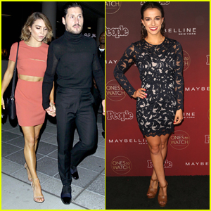 Jenna Johnson & Val Chmerkovskiy Step Out For People's Ones To Watch 2017 Party Together