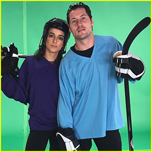 Victoria Arlen & Val Chmerkovskiy Take on Sports Movies on DWTS' Night at the Movies (Video)