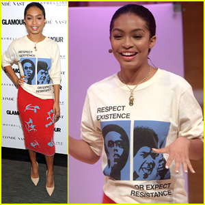 Yara Shahidi Speaks Out at Glamour's The Girl Project Event in NYC