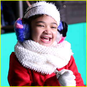 Angelica Hale Rehearses For Macy's 2017 Thanksgiving Day Parade in NYC