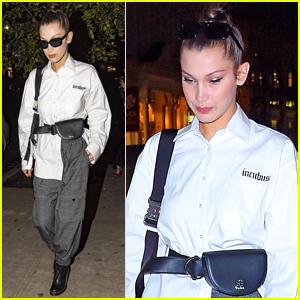 Bella Hadid Steps Out for Dinner with a Friend in NYC