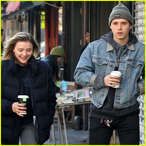 Chloe Moretz's Boyfriend Brooklyn Beckham Joins Her on NYC Movie Set