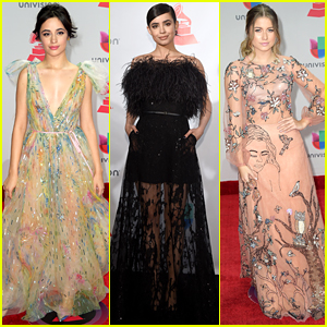 Camila Cabello, Sofia Carson, & Sofia Reyes Get Glam for the Latin Grammys 2017!