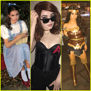 Maia Mitchell as Dorothy, Ally Brooke as Wonder Woman & More Amazing Celeb Halloween Costumes For 2017
