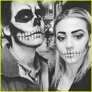Cole Sprouse & Lili Reinhart Wear Zombie Makeup For Halloween