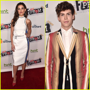 Danielle Campbell & Aidan Alexander Hit 'F The Prom' Premiere in Hollywood