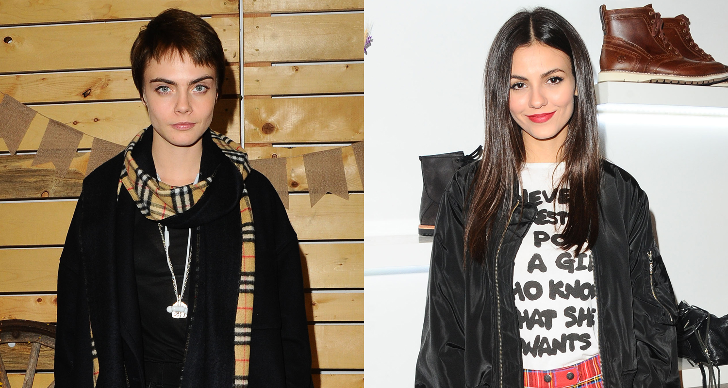 Cara Delevingne & Victoria Justice Show Off Cute Fall Styles!