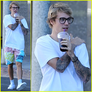 Justin Bieber Shows Off Arm Tattoos During Mid-Week Coffee Run