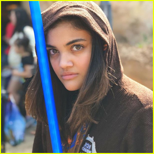 Laurie Hernandez Channels Her Inner 'Star Wars' Jedi at Disney World